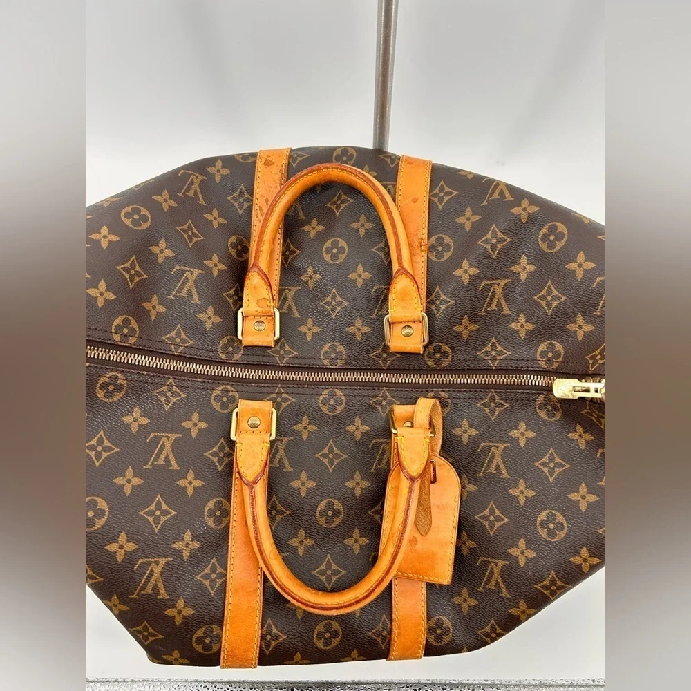 Louis Vuitton Vintage Boston Bag Carryall 45 Monogram SD0926 tote Classic